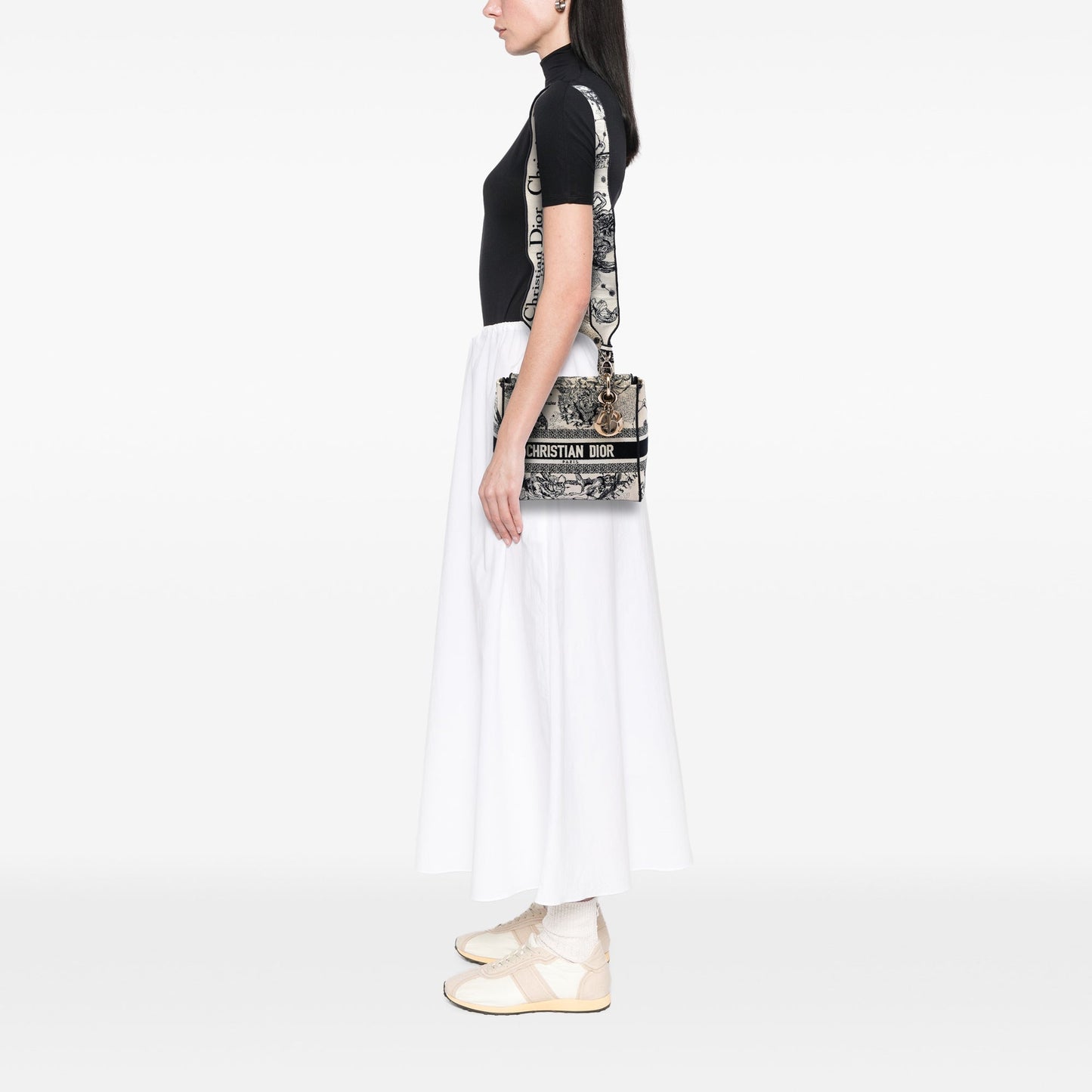 Dior Medium Embroidered Canvas Zodiac Lady D Lite