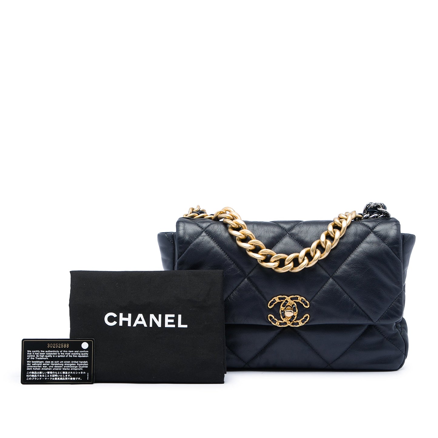 Chanel Large Lambskin 19 Flap
