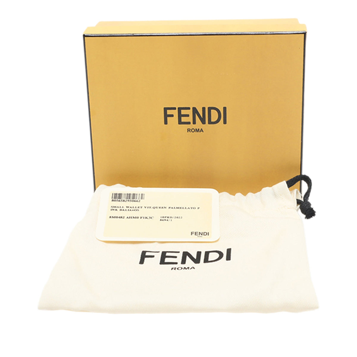 Fendi Micro Leather FF Wallet on Strap