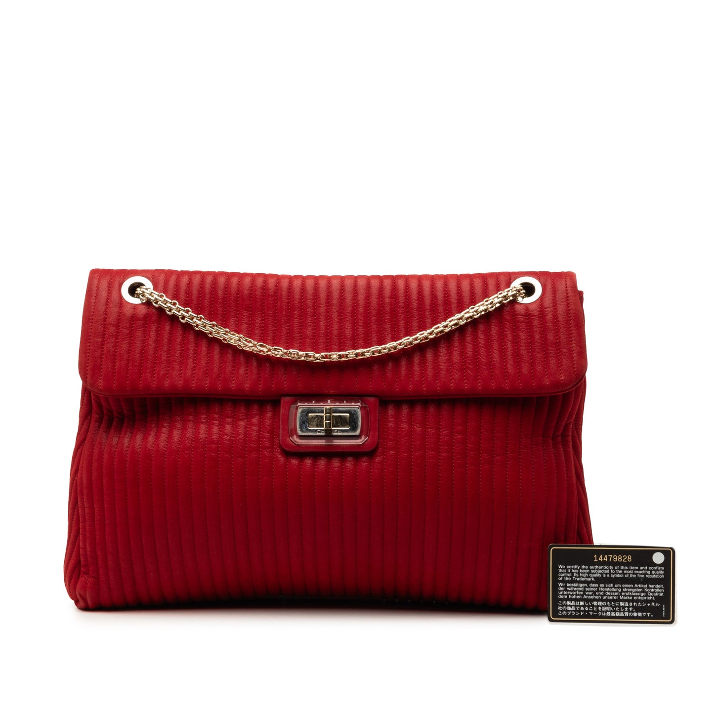 Chanel Maxi Vertical Quilted Calfskin Mademoiselle Lock Bijoux Flap