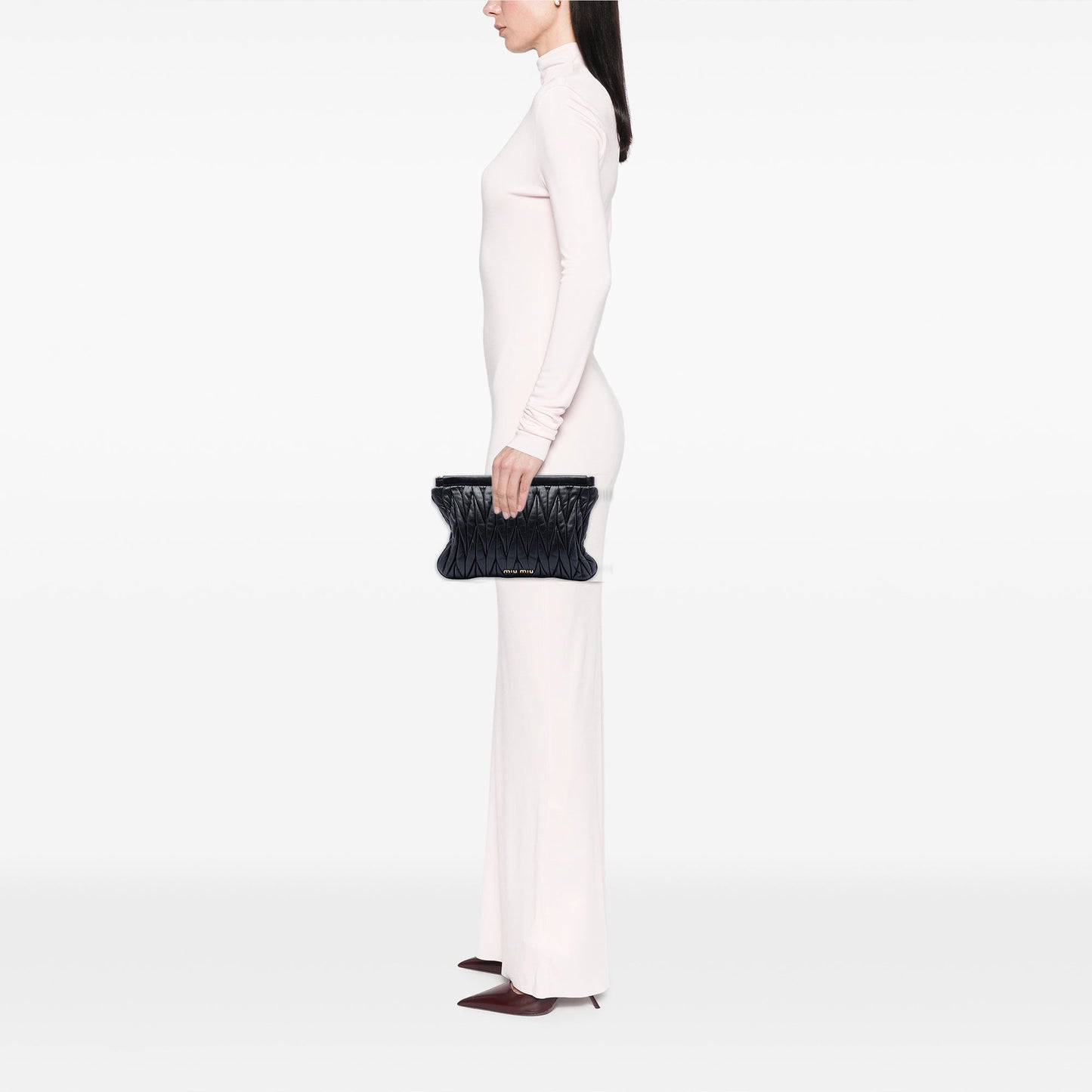 Matelasse Nappa Frame Clutch