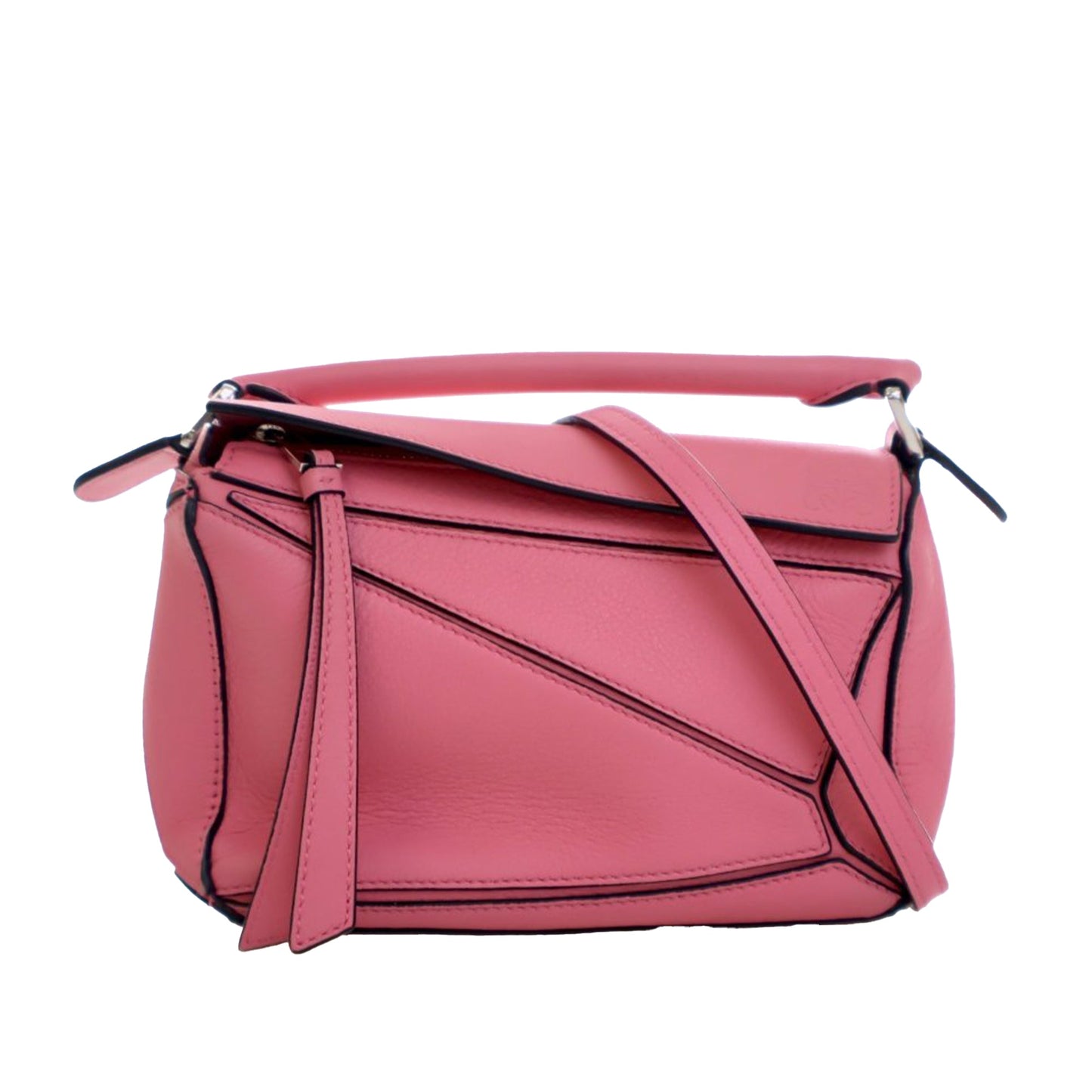 LOEWE Mini Calfskin Puzzle Edge Satchel