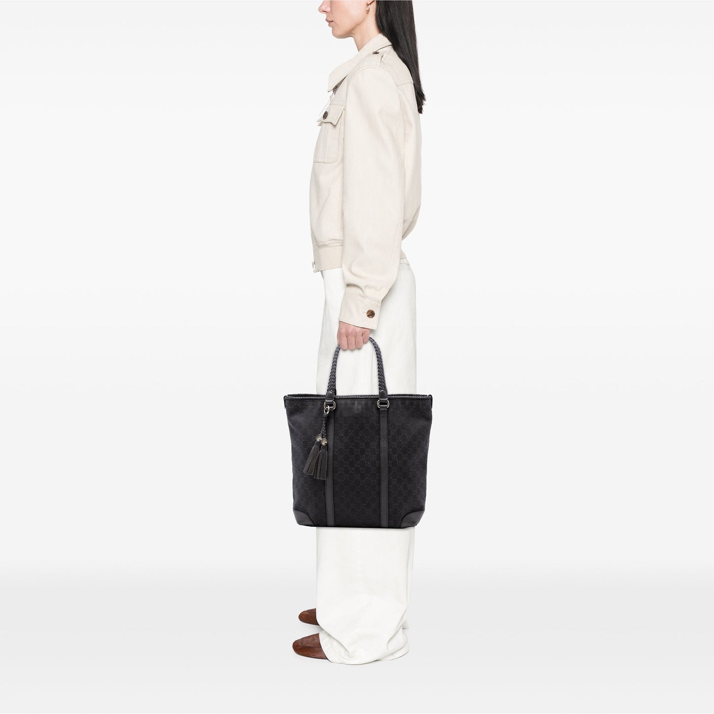 Large GG Denim Marrakech Tote