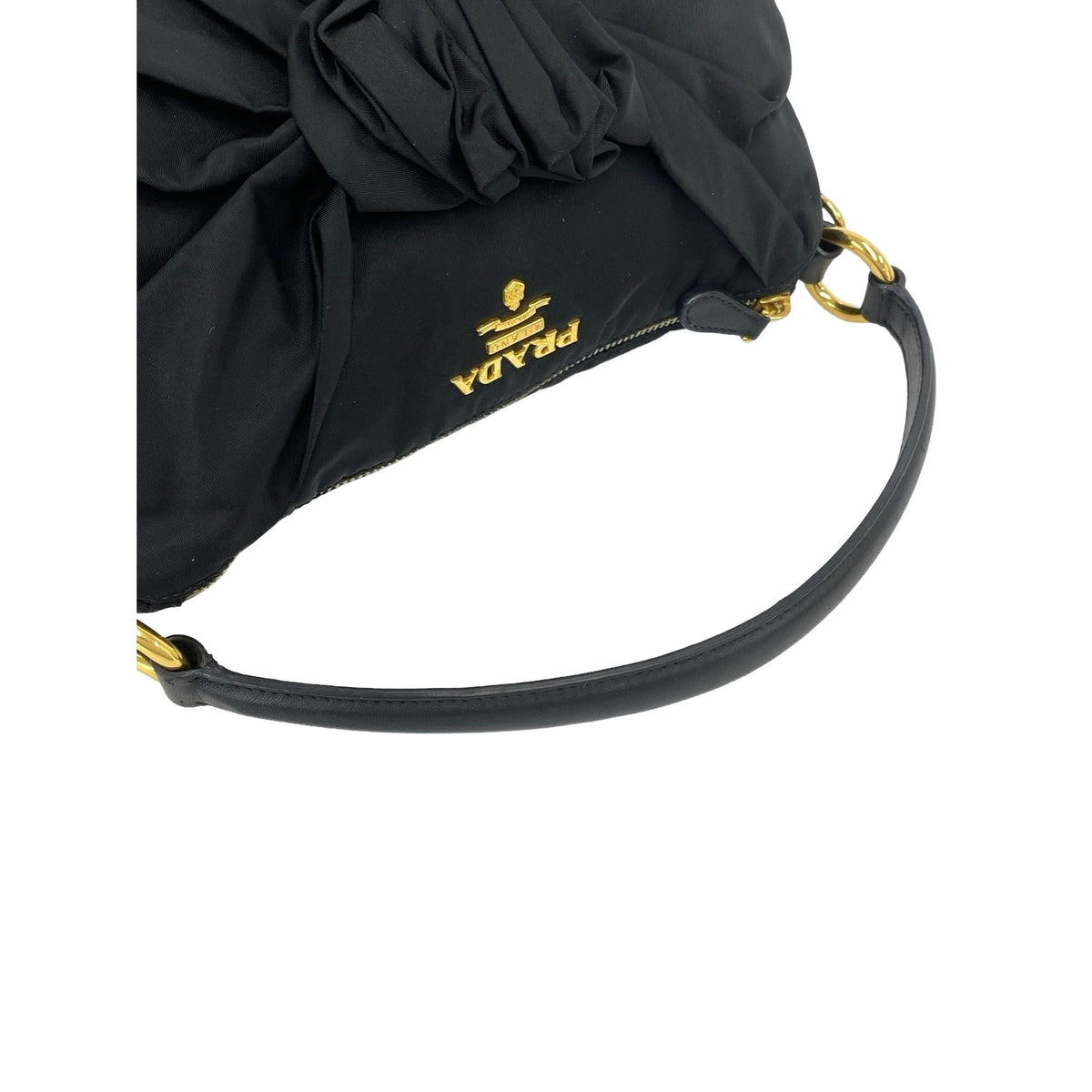 Prada Tessuto Satchel — Black
