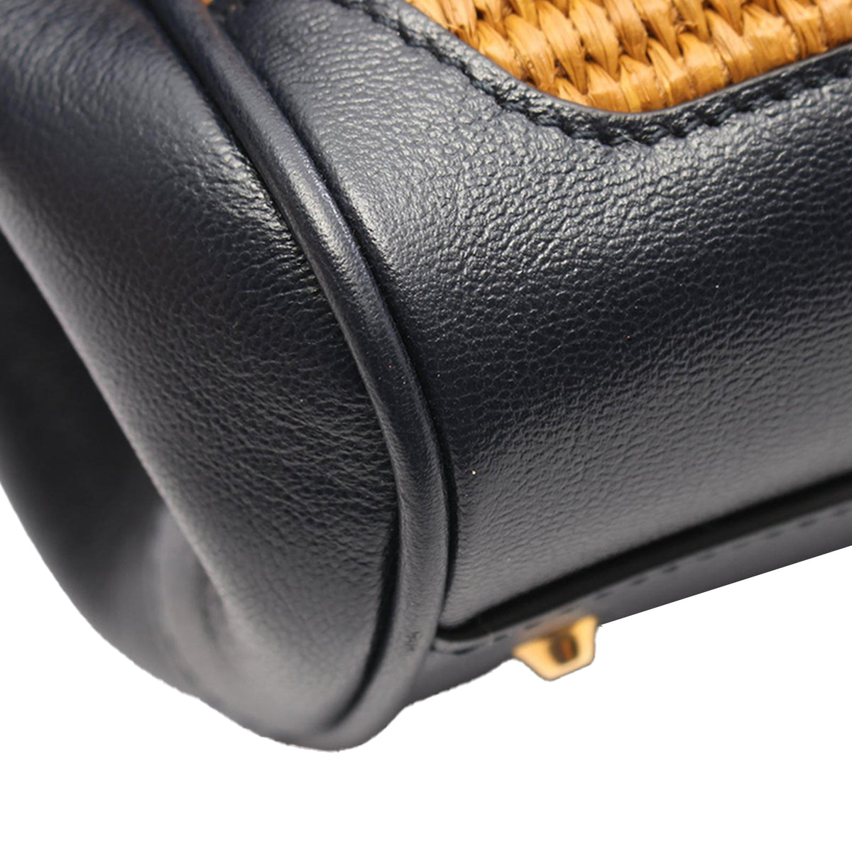 Gucci Raffia Bamboo GG Marmont Satchel