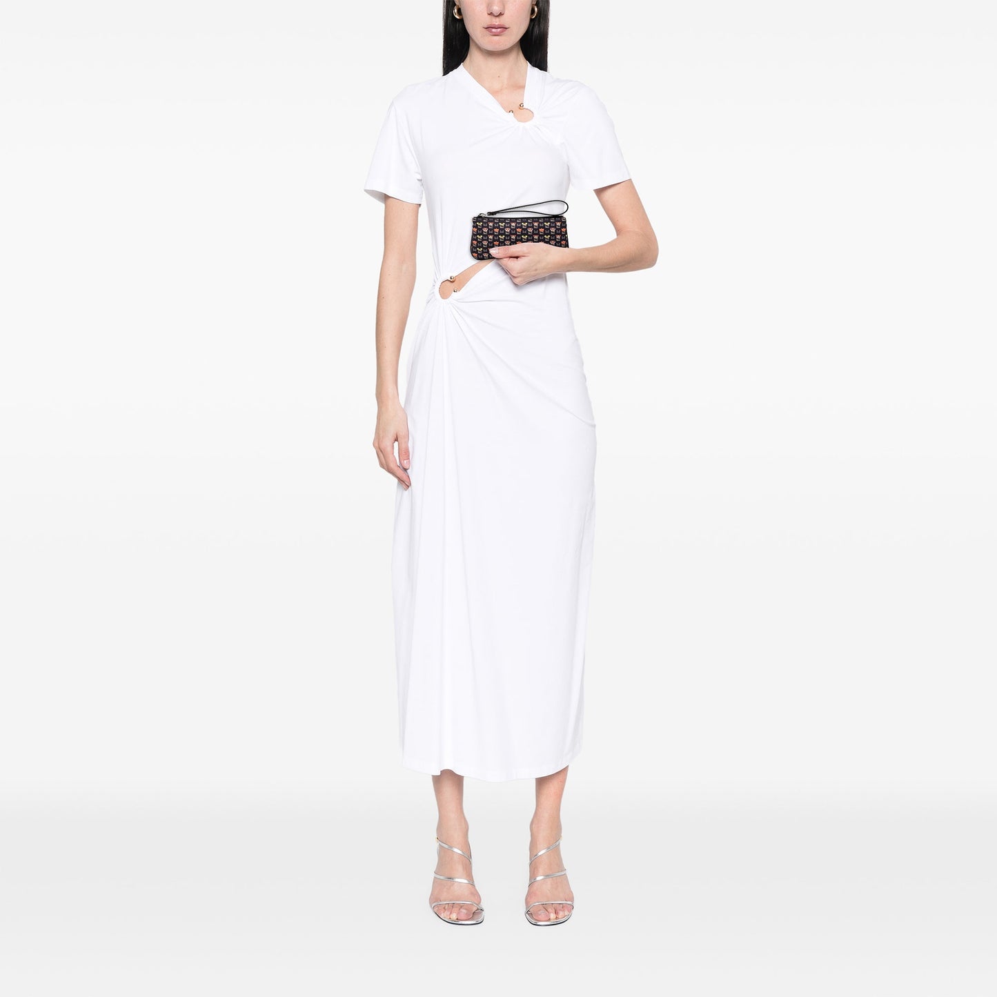 Fendi Canvas Monster Clutch