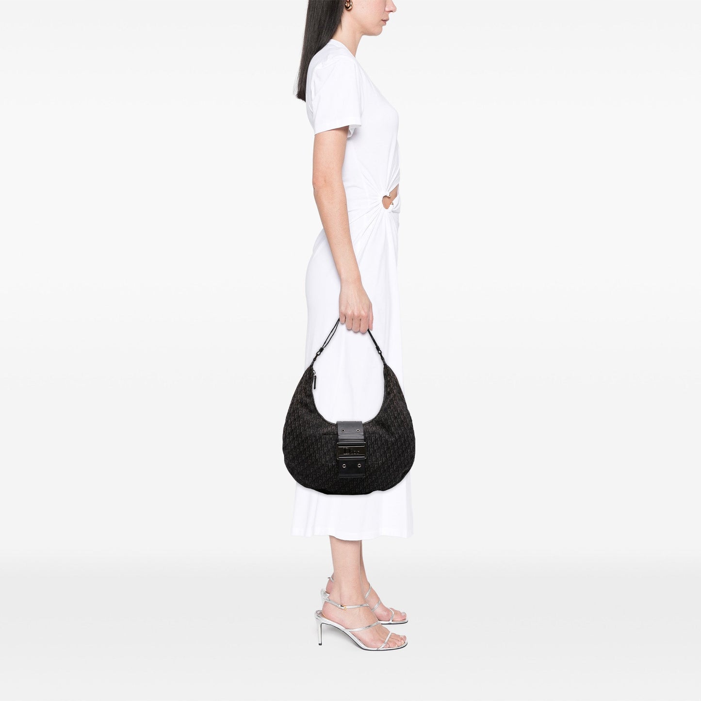 Dior Diorissimo Trotter Canvas Street Chic Hobo
