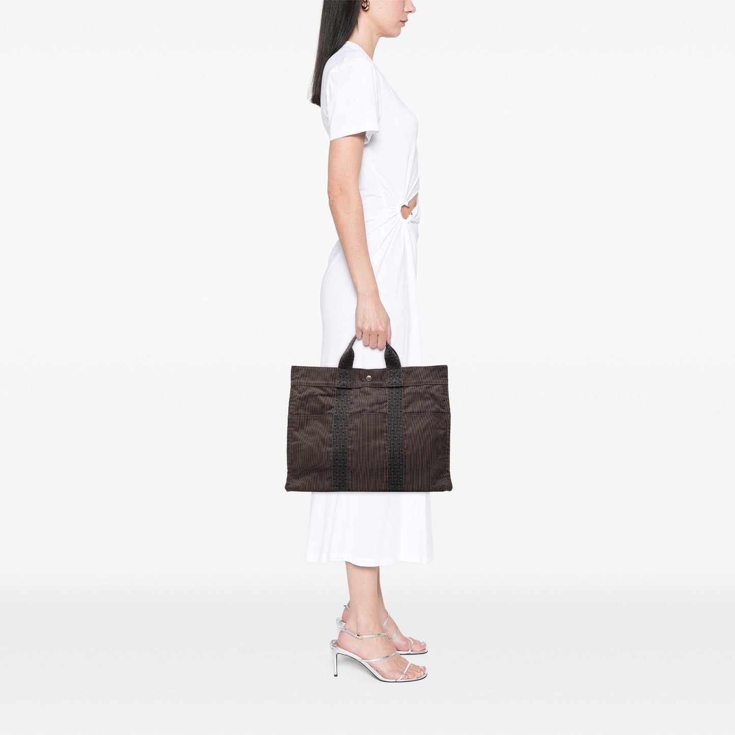 Hermès Canvas Herline MM