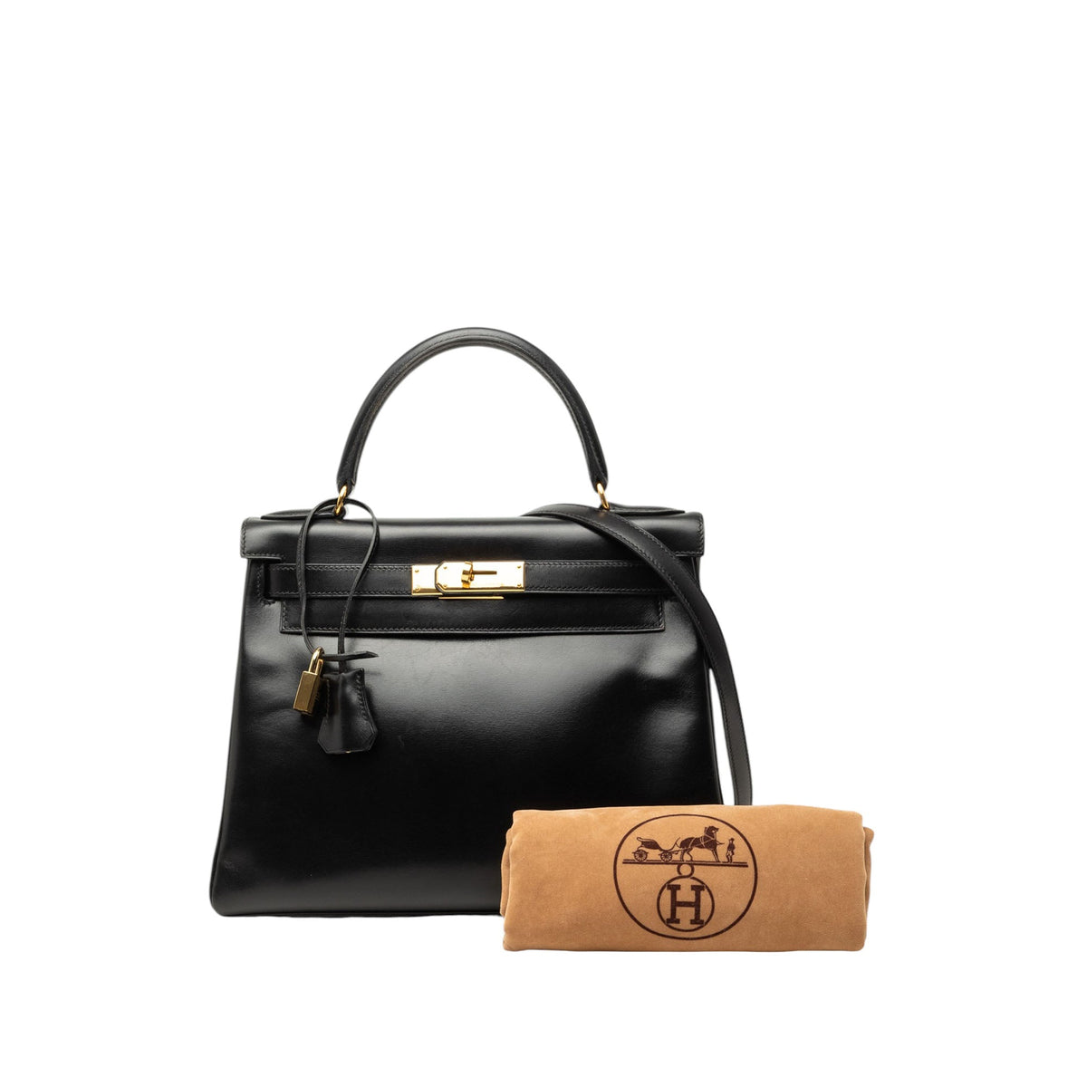 Hermès Box Calf Kelly Retourne 28