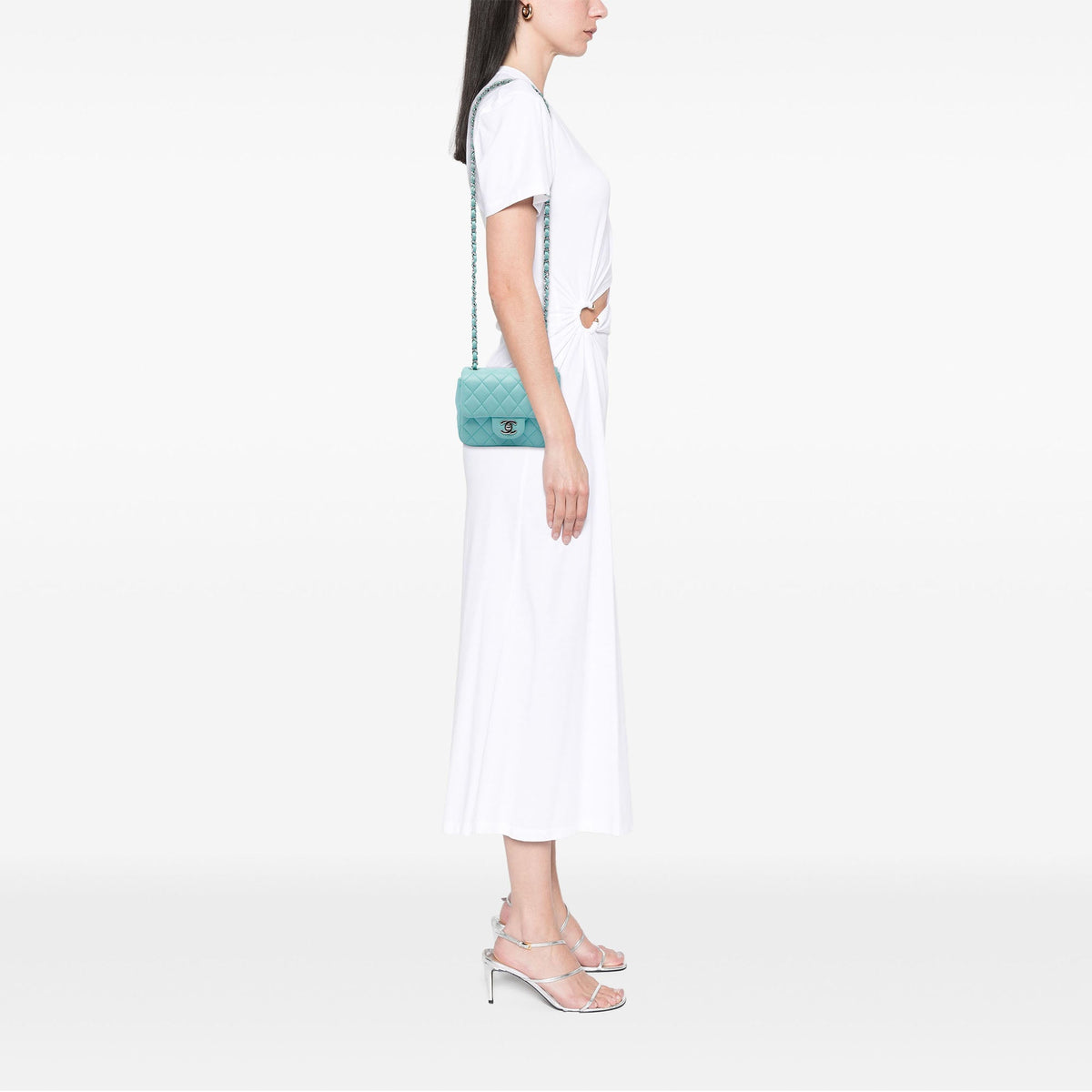 Chanel Mini Square Classic Lambskin Single Flap