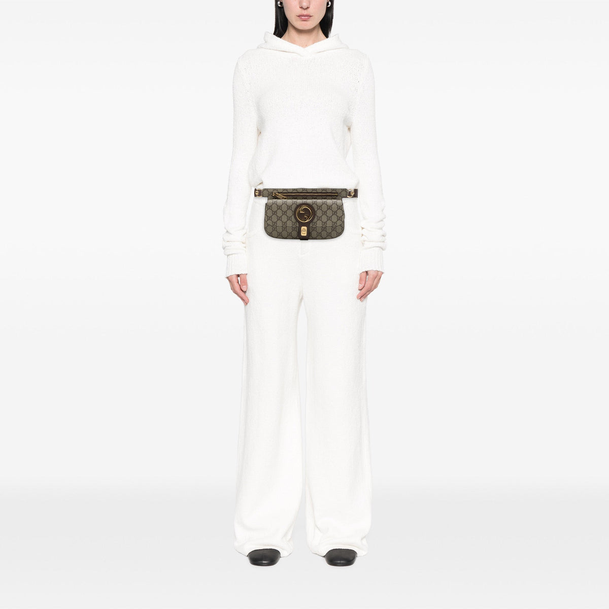 Gucci GG Supreme Blondie Belt Bag — Beige