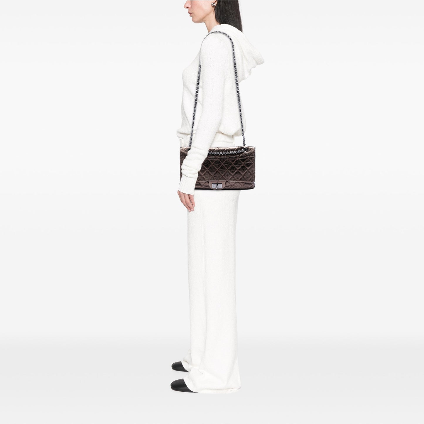 Chanel Metallic Aged Calfskin Reissue 2.55 Double Flap 227