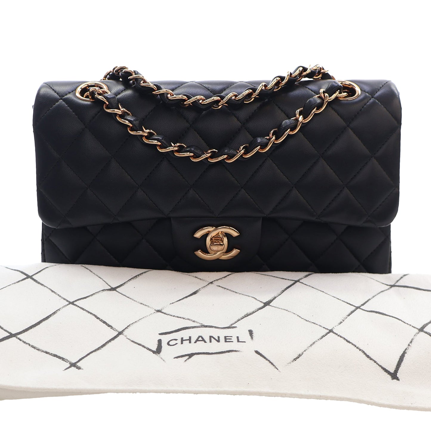 Chanel Small Classic Lambskin Double Flap