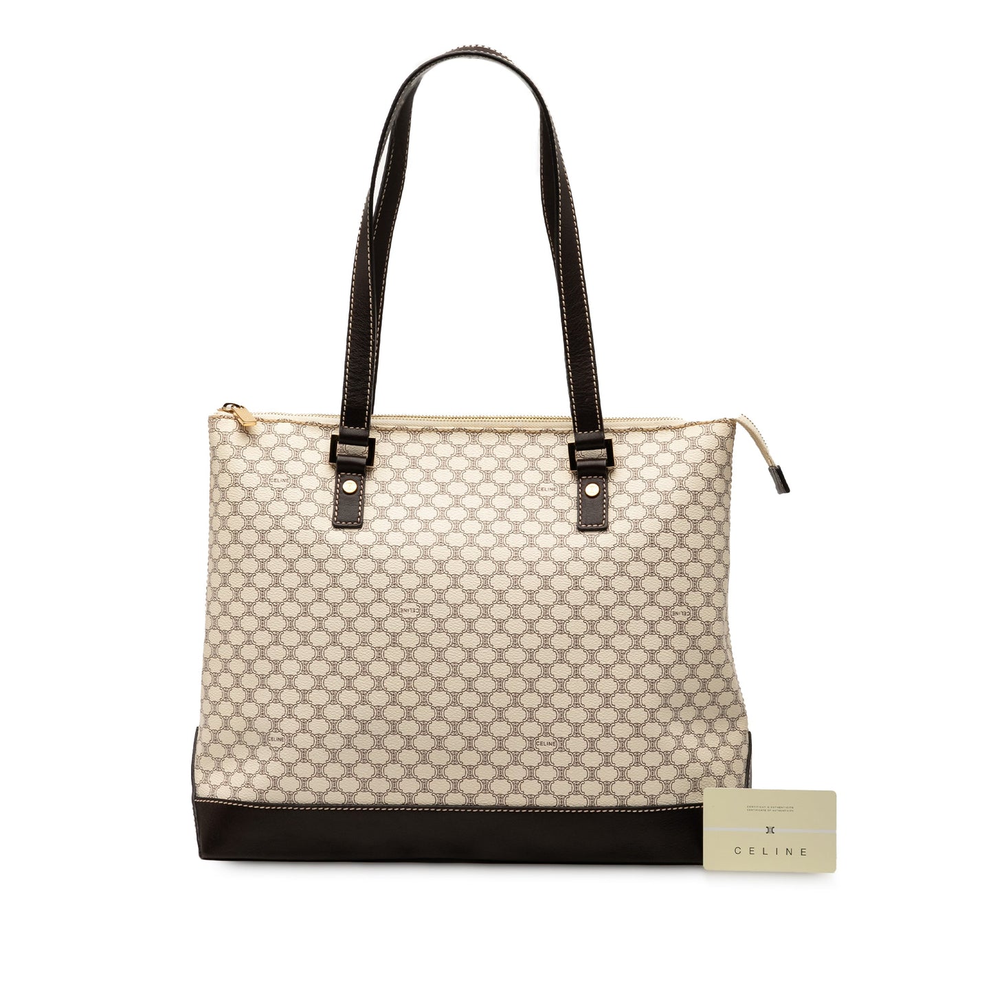 Celine Macadam Coated Canvas Tote