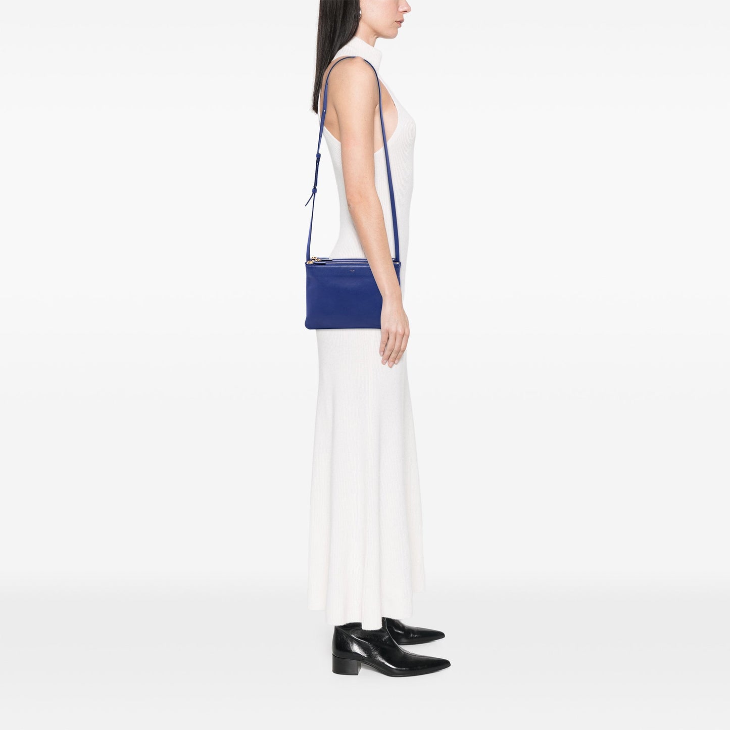 Celine Large Lambskin Trio Crossbody