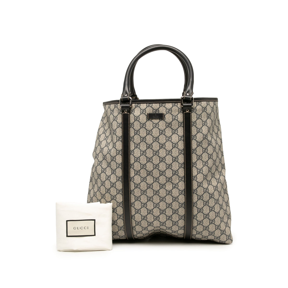 Gucci GG Supreme Joy Vertical Tote — Beige