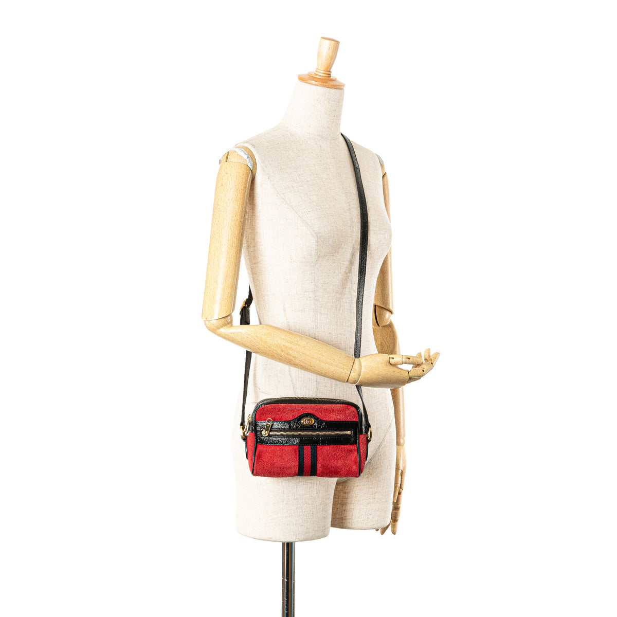 Gucci Mini Suede Web Ophidia Crossbody