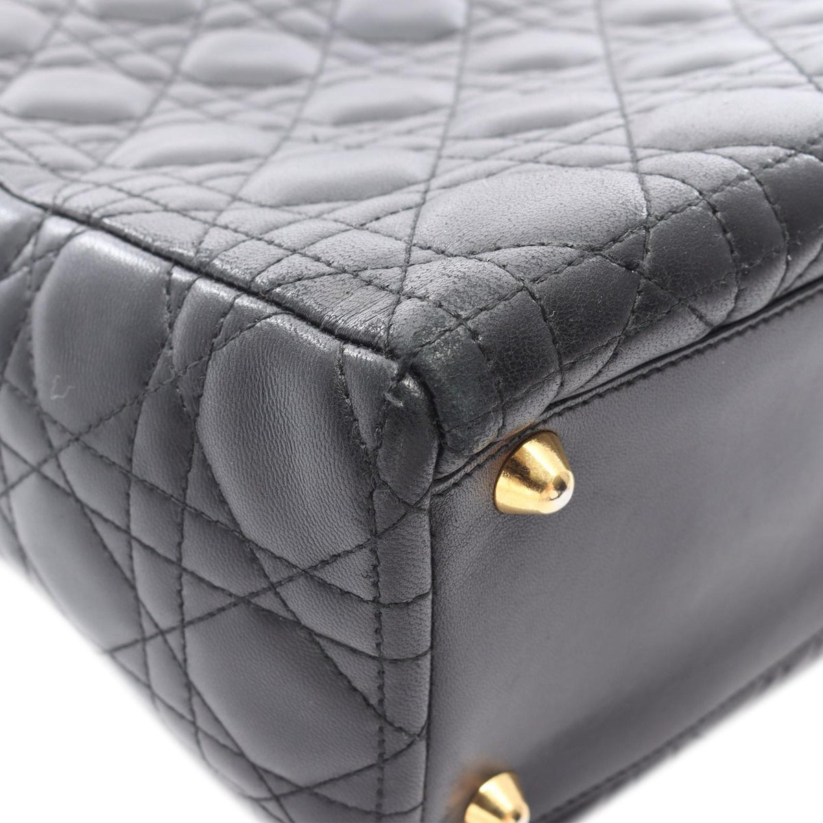 Dior Large Lambskin Cannage Lady Dior