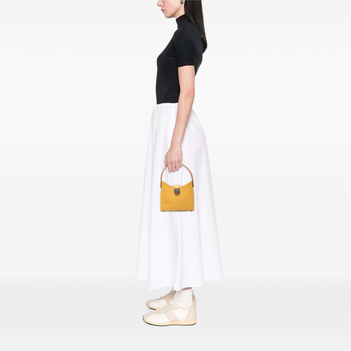Ferragamo Leather Gancini Handbag