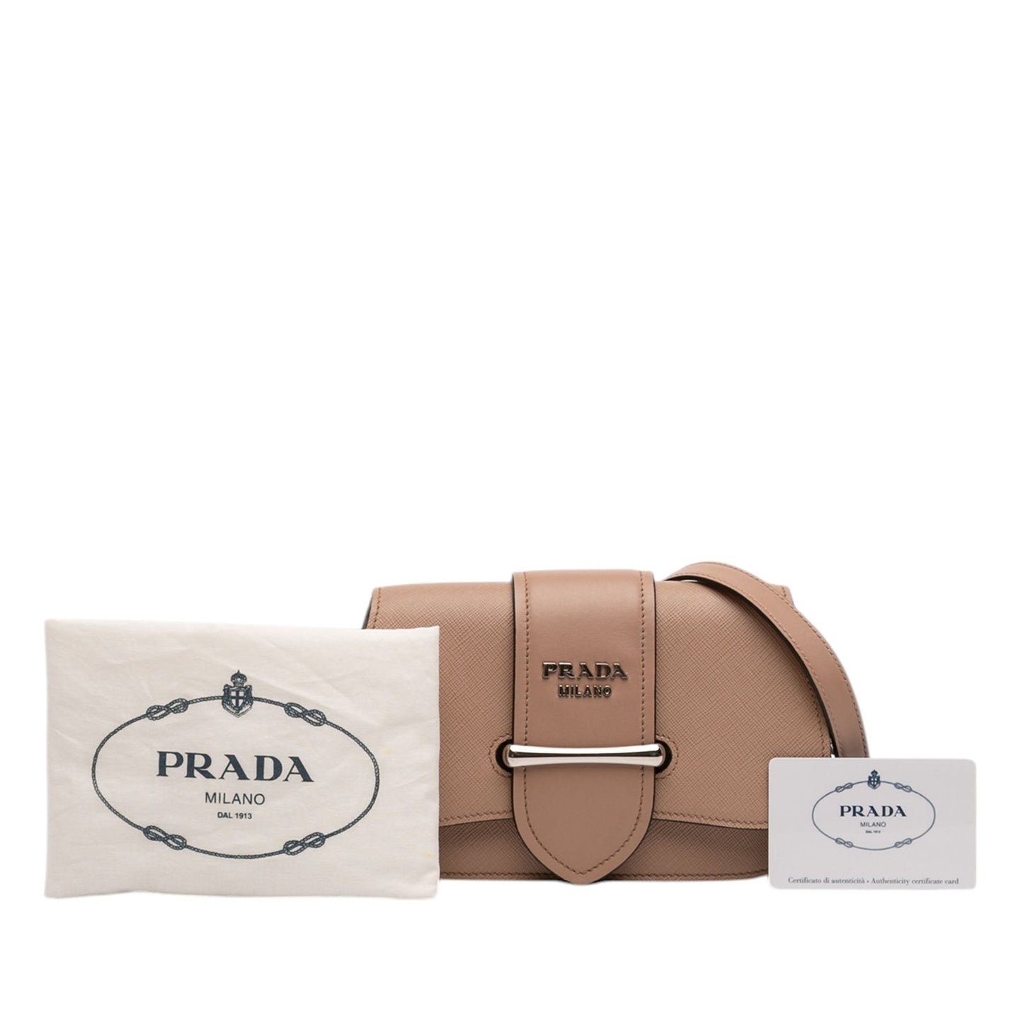 Prada Saffiano and City Calf Sidonie Crossbody