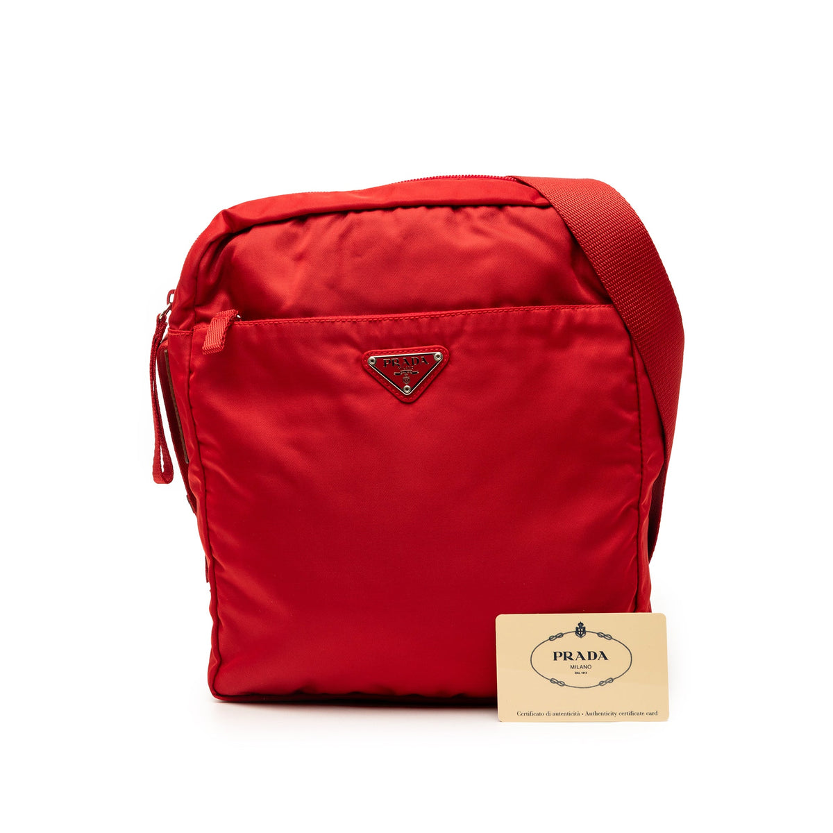 Prada Tessuto Zip Top Crossbody