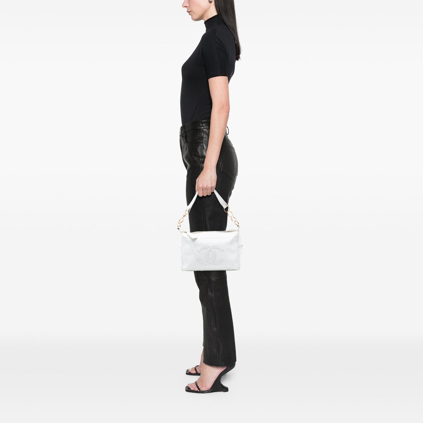 Chanel CC Caviar Chain Shoulder Bag