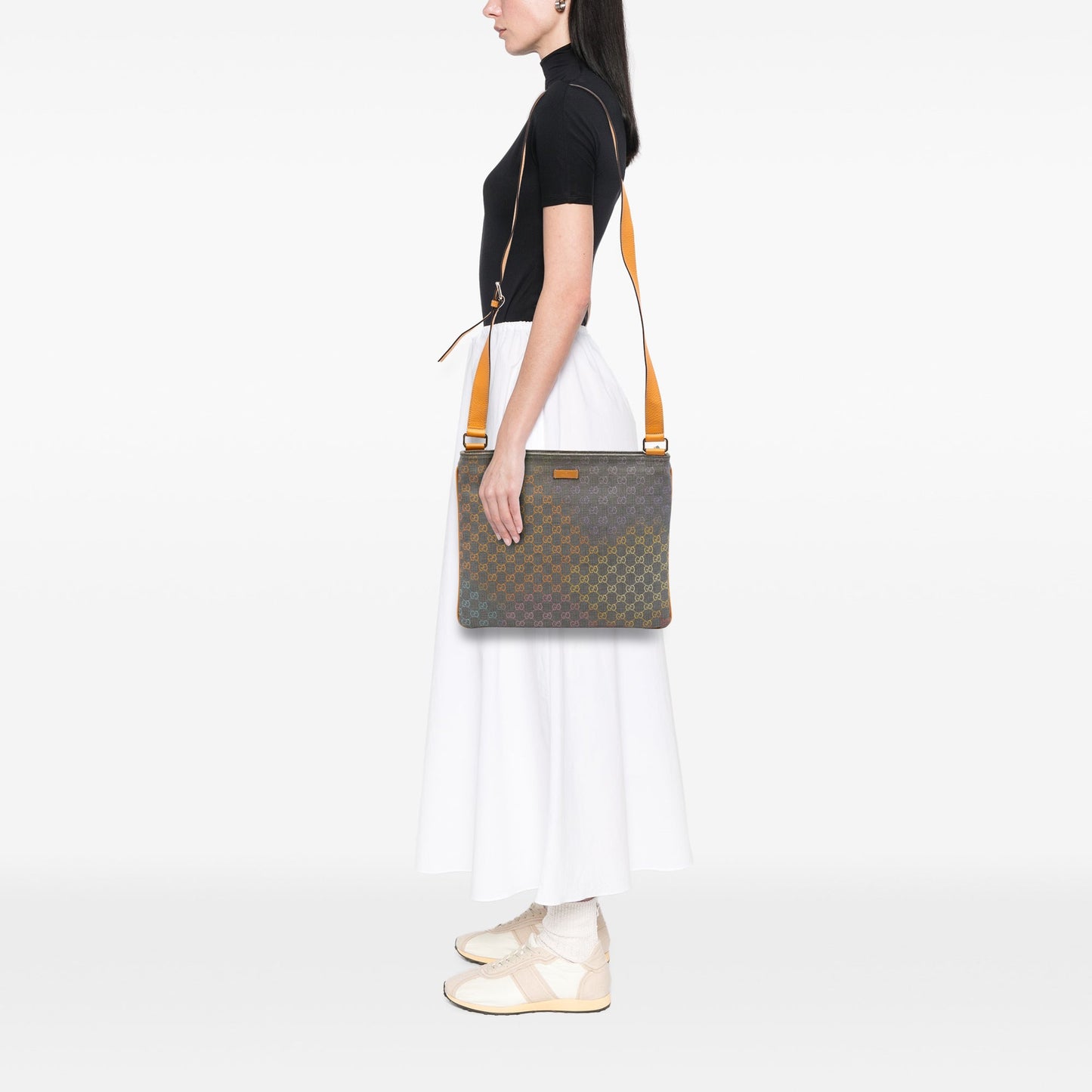 Gucci Multicolor GG Supreme Crossbody