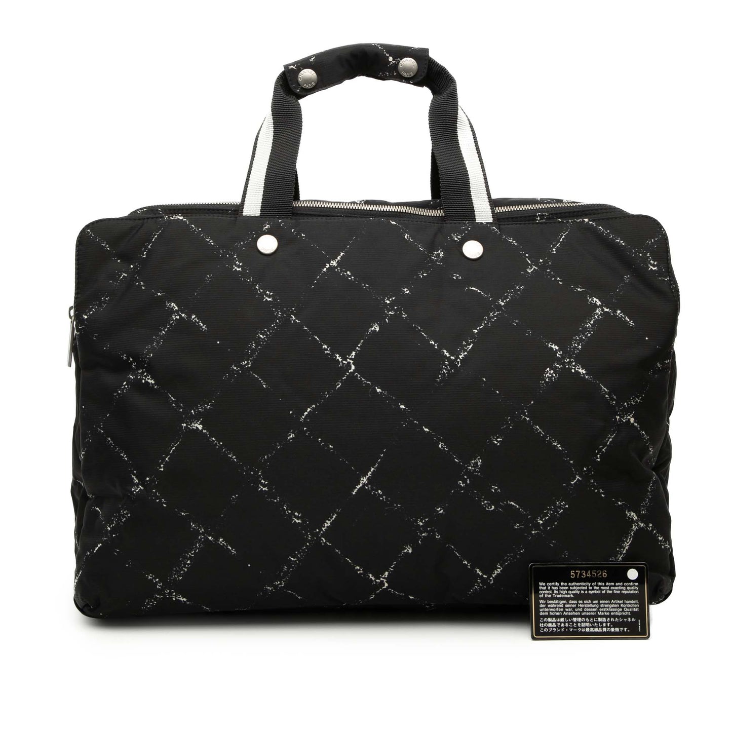 Chanel Old Travel Line Nylon Travel Bag