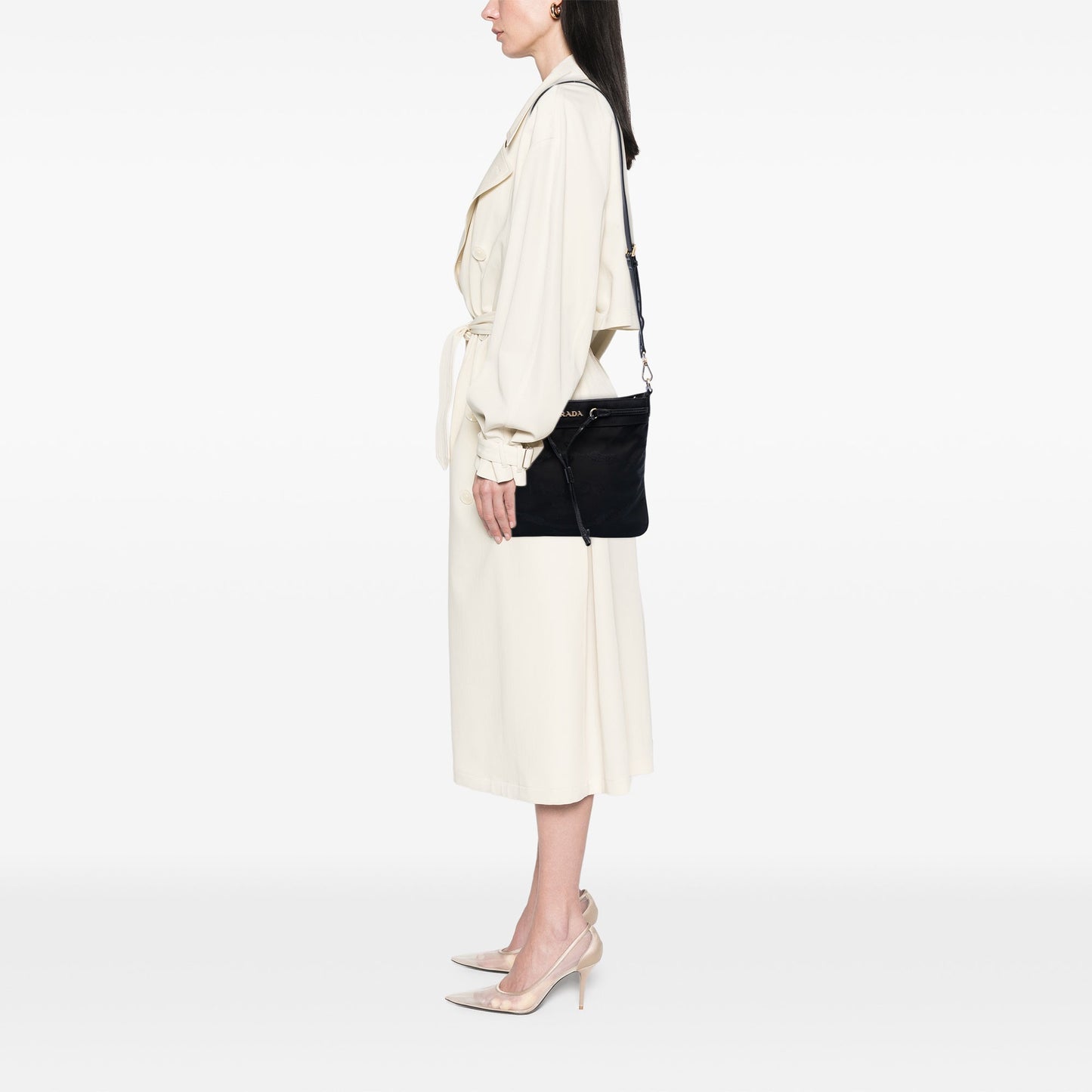 Prada Tessuto Canapa Logo Crossbody
