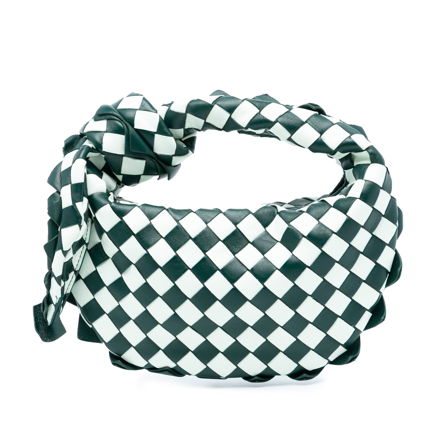 Bottega Veneta Mini Bicolor Nappa Intrecciato Dragon Jodie