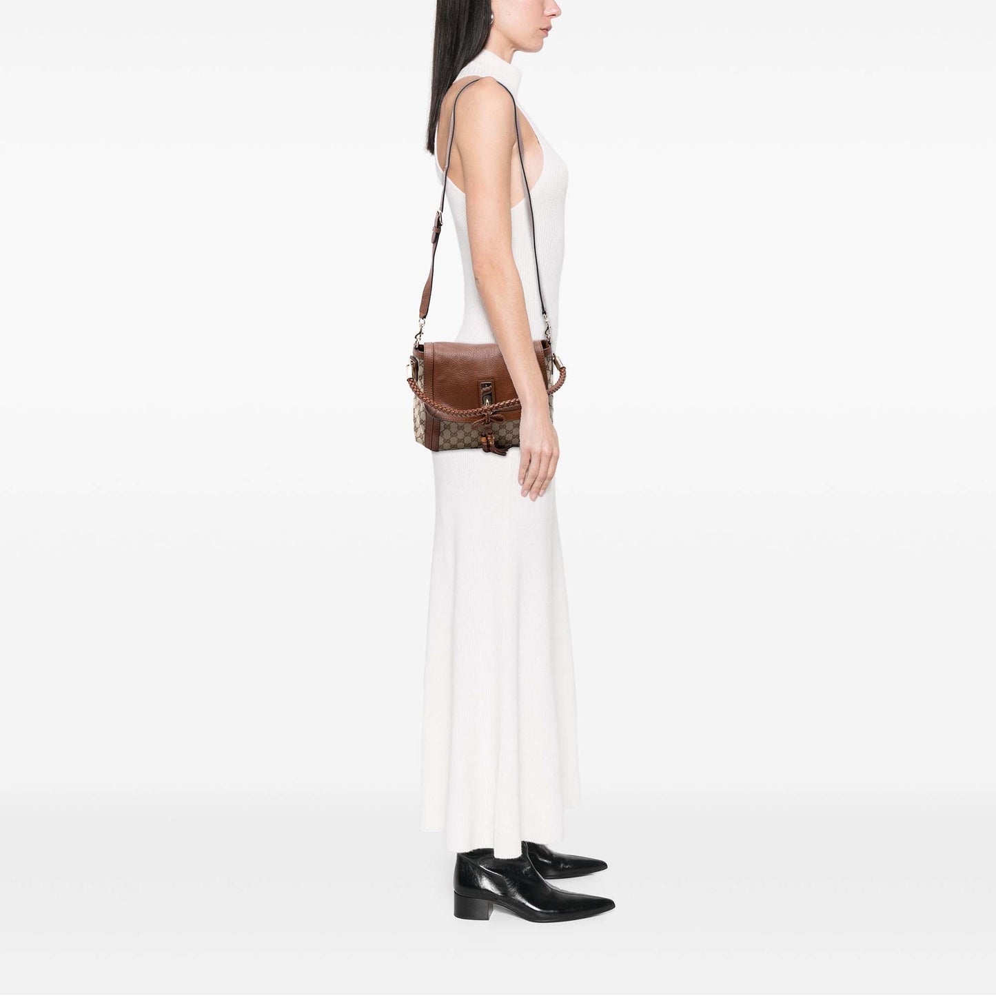 Gucci GG Canvas Bella Flap Satchel