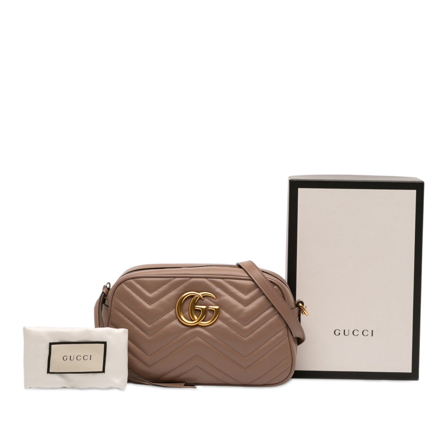 Gucci Small GG Marmont Matelasse Leather Crossbody