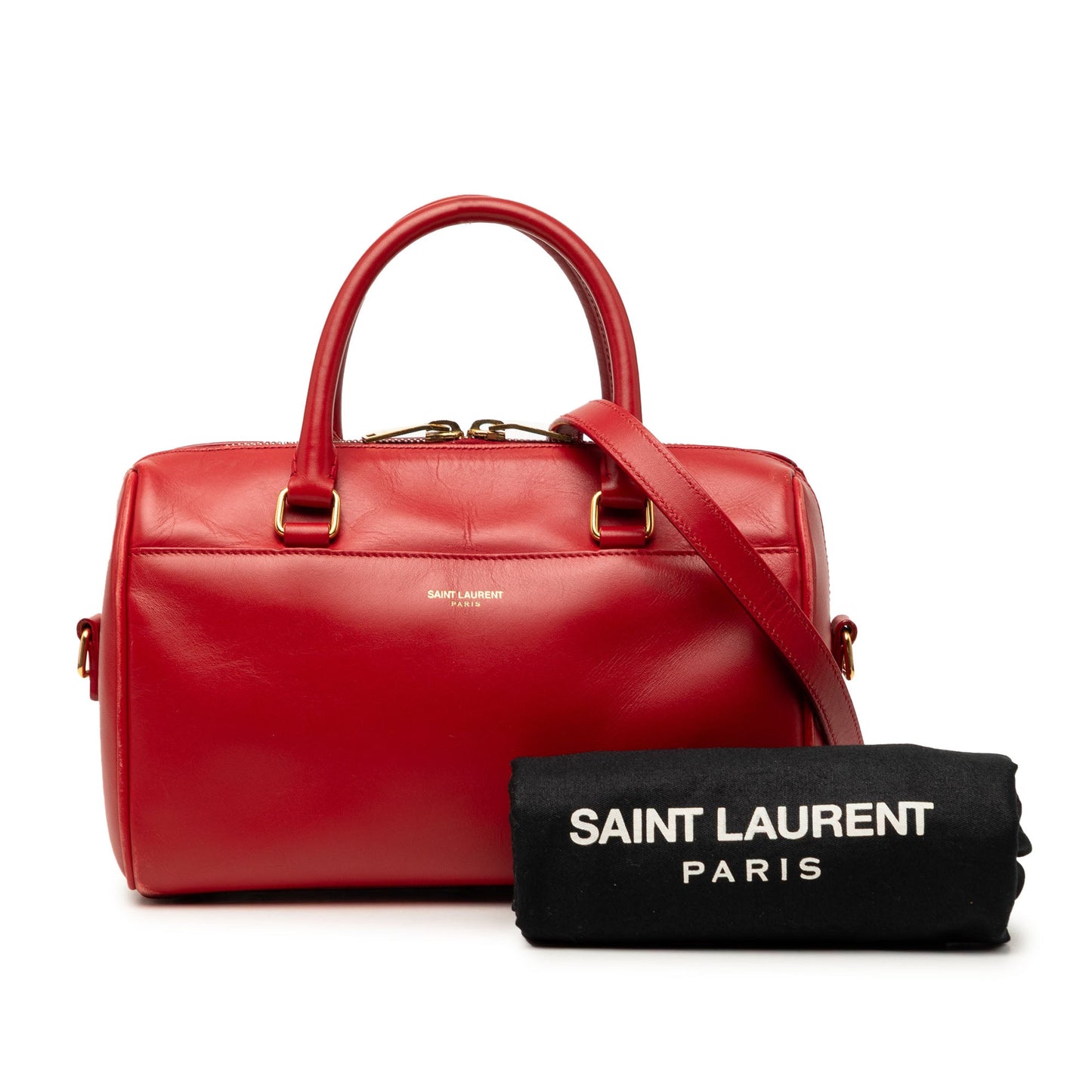 Saint Laurent Baby Leather Classic Duffle Satchel