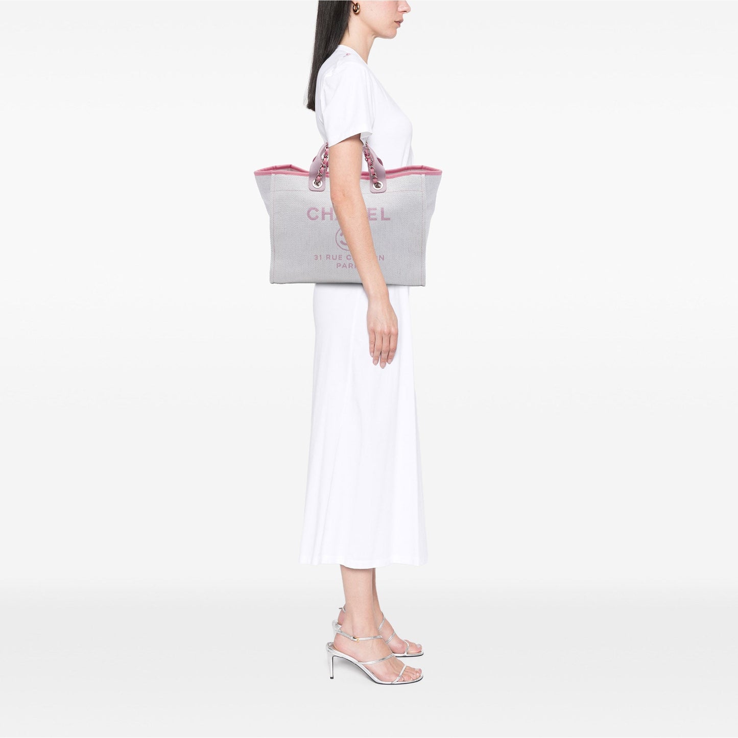 Chanel Medium Raffia Deauville Tote