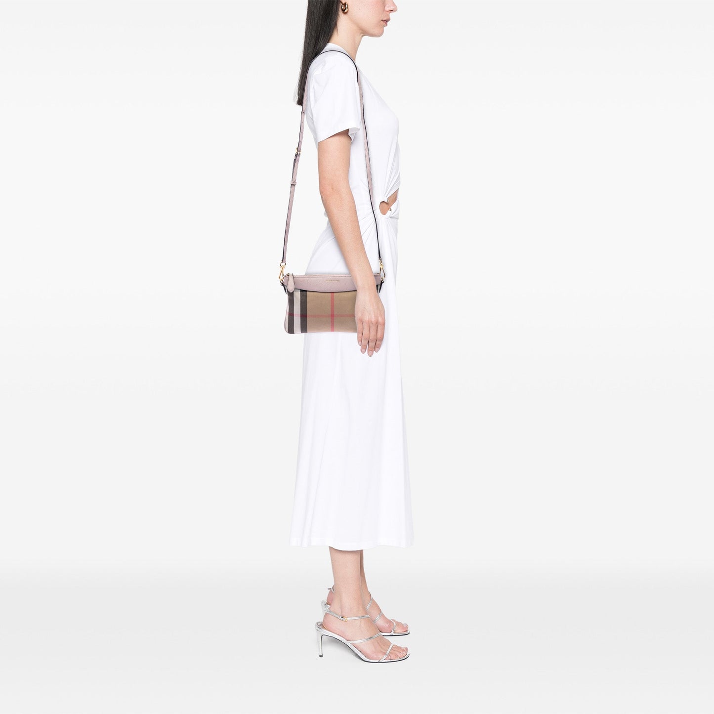 Burberry House Check Canvas Derby Peyton Crossbody