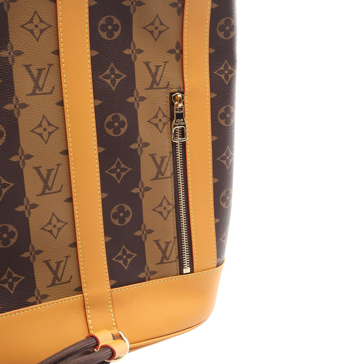 Louis Vuitton Nigo Monogram Reverse Randonnee Backpack — Brown