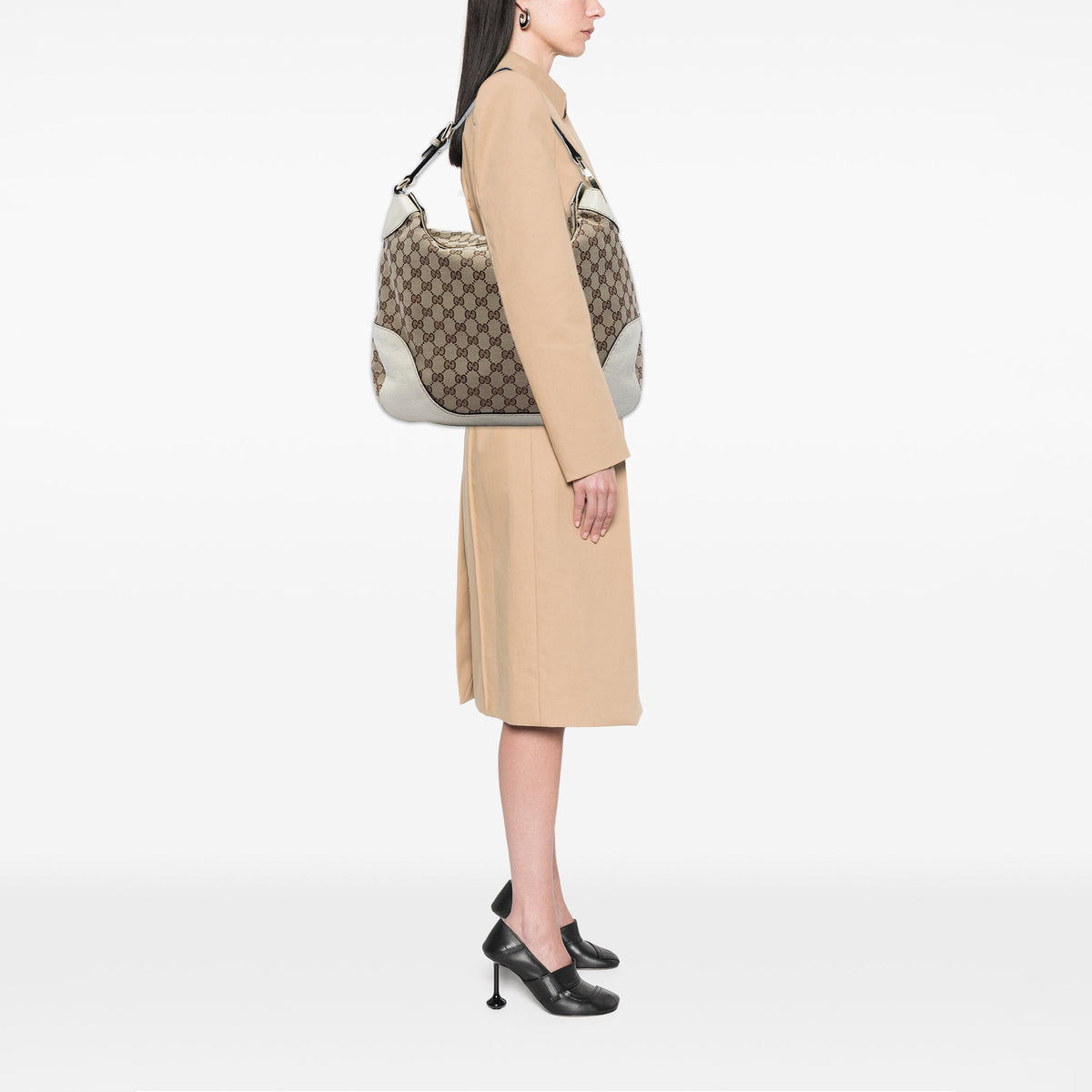 Gucci GG Canvas Charlotte Hobo