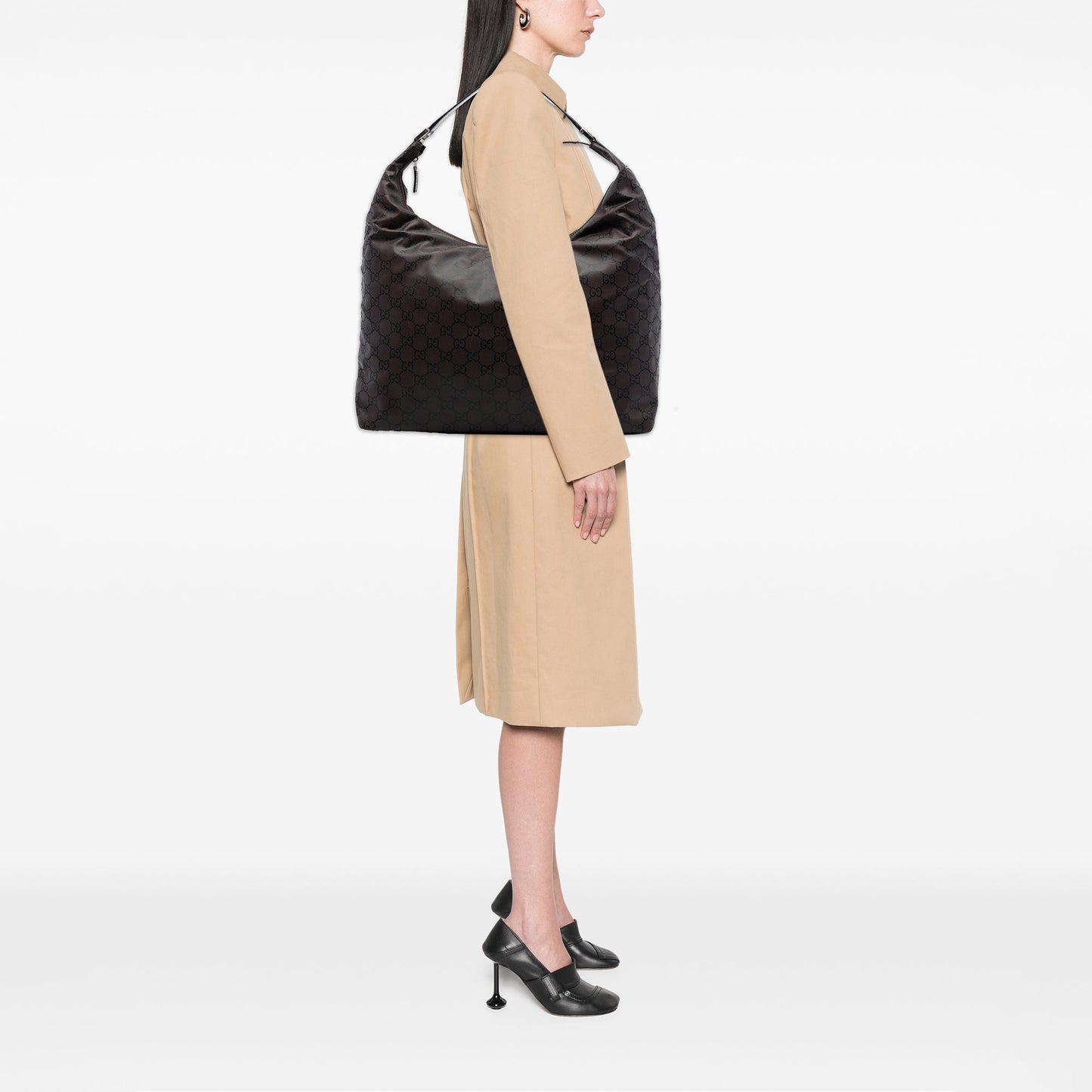 Gucci GG Nylon Shoulder Bag