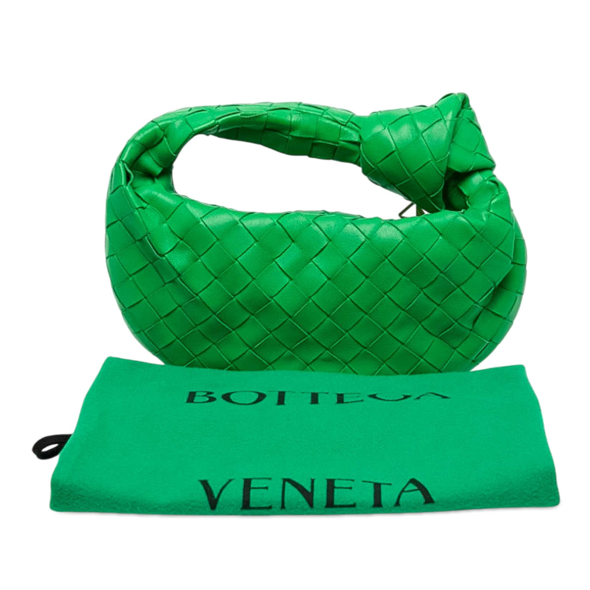 Bottega Veneta Mini Nappa Intrecciato Jodie — Green