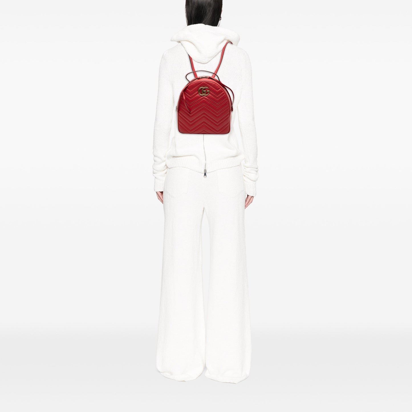 Gucci Small GG Marmont Matelasse Leather Backpack