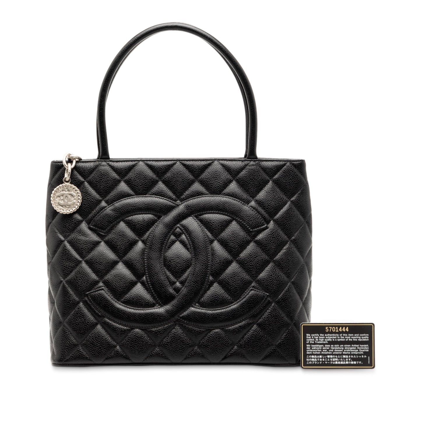 Chanel Caviar Medallion Tote