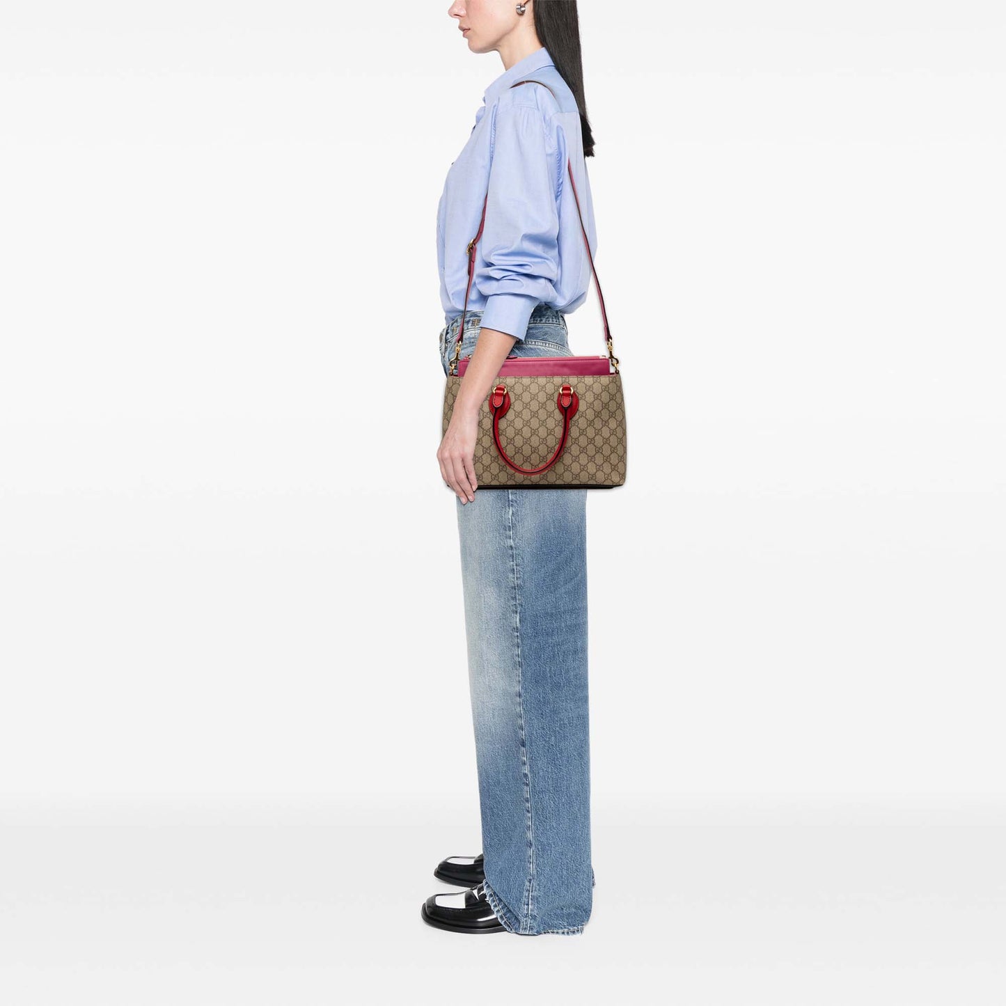 Gucci GG Supreme Linea A Satchel