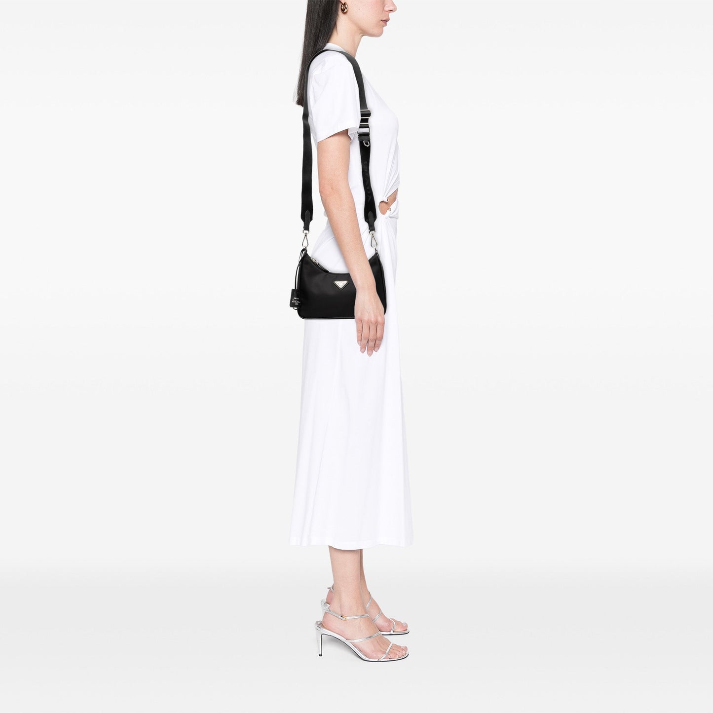 Prada Saffiano Trimmed Re Nylon Re Edition 2005 Satchel