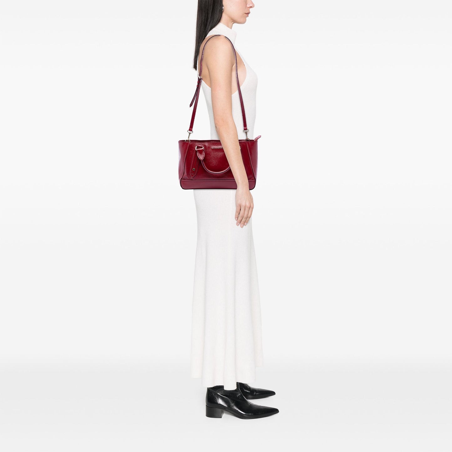 Burberry Patent Somerford Convertible Tote