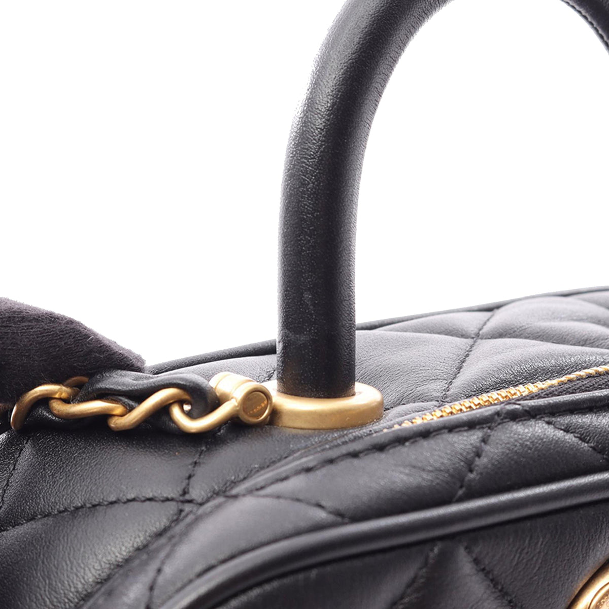 Chanel Mini CC Quilted Calfskin Bowling Bag