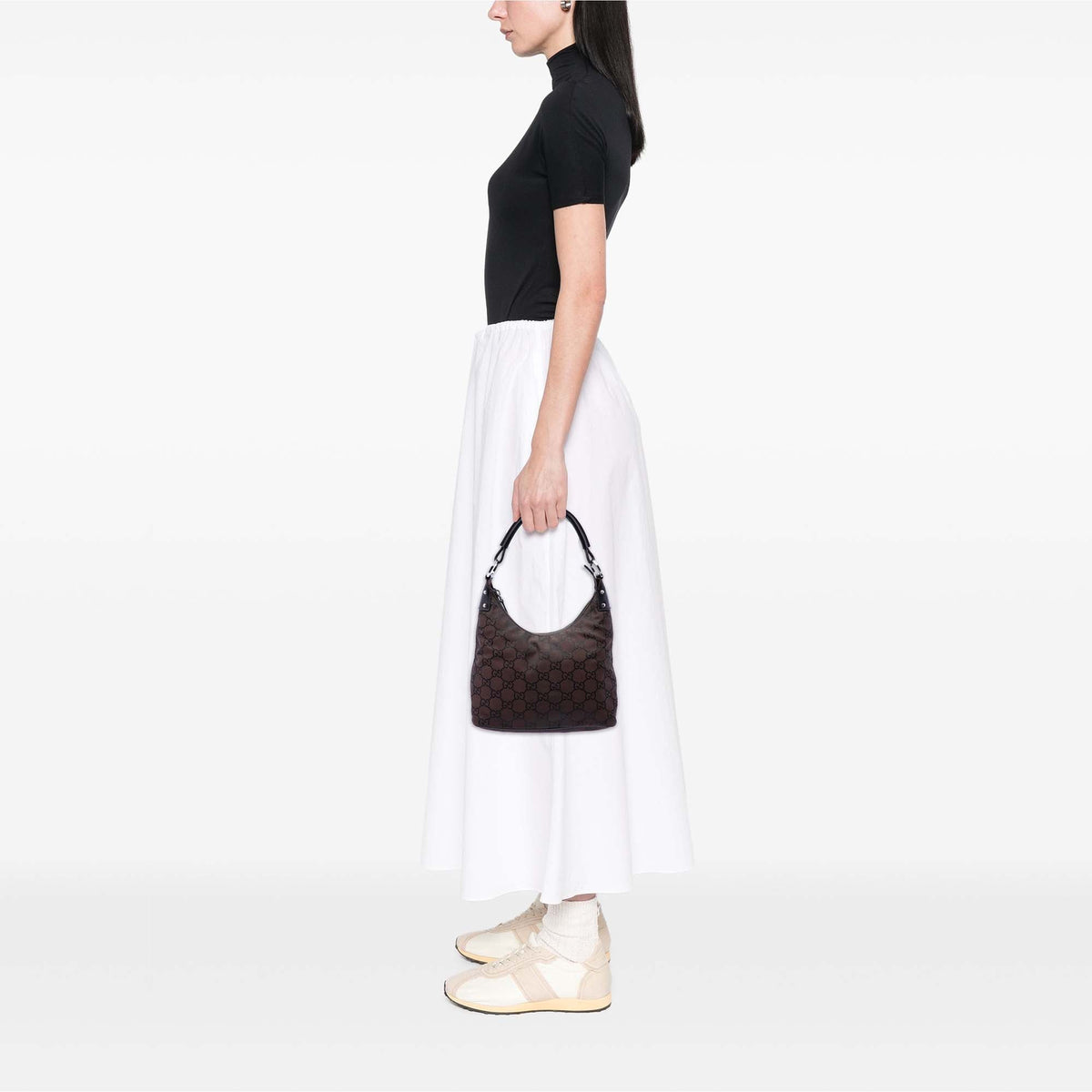 Gucci GG Nylon Shoulder Bag