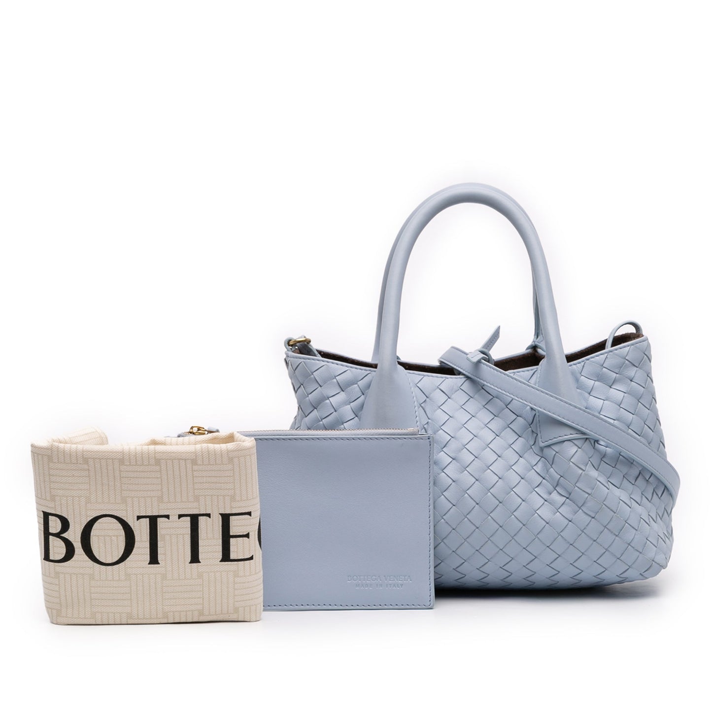 Bottega Veneta Small Calfskin Intrecciato Pinacoteca Tote