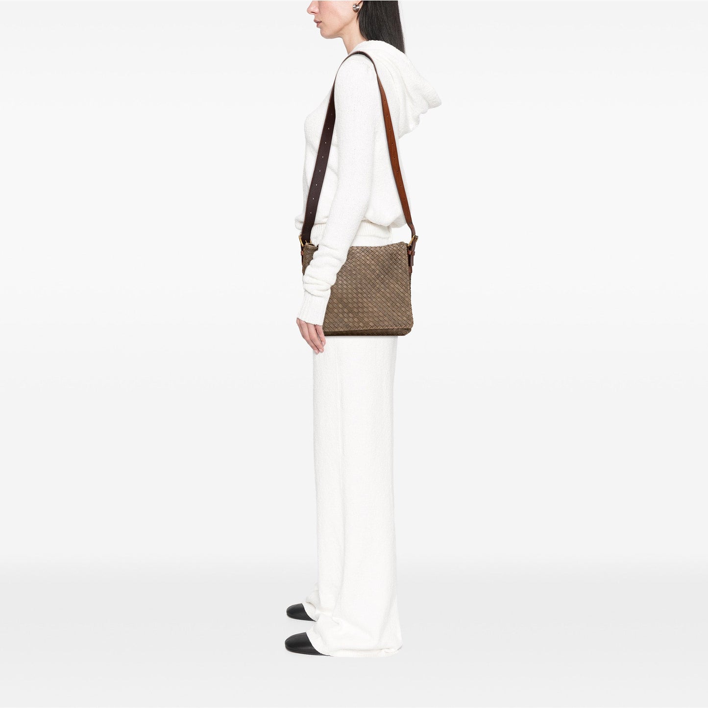 Bottega Veneta Nappa Intrecciato Messenger Bag