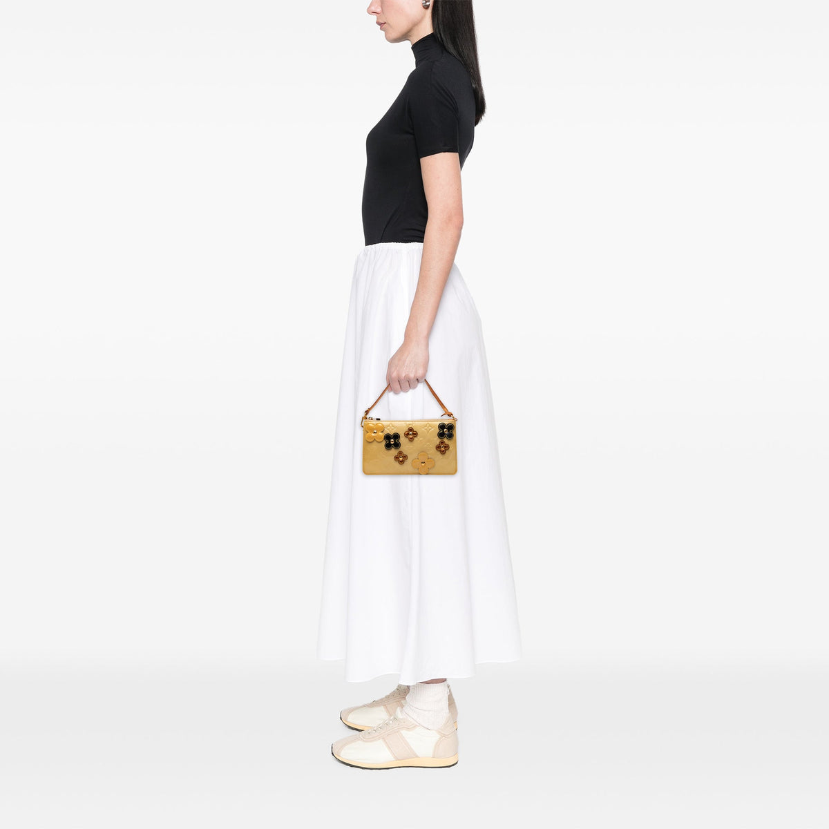 Louis Vuitton Monogram Vernis Pochette Lexington Fleurs