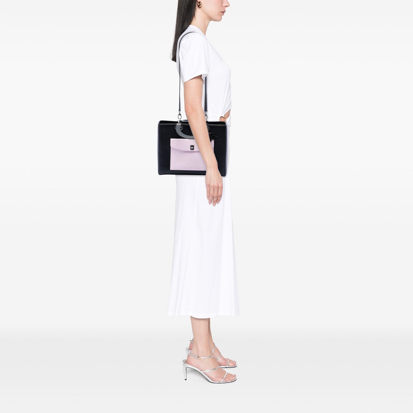Dior Large Calfskin Pocket Tote Lady Dior
